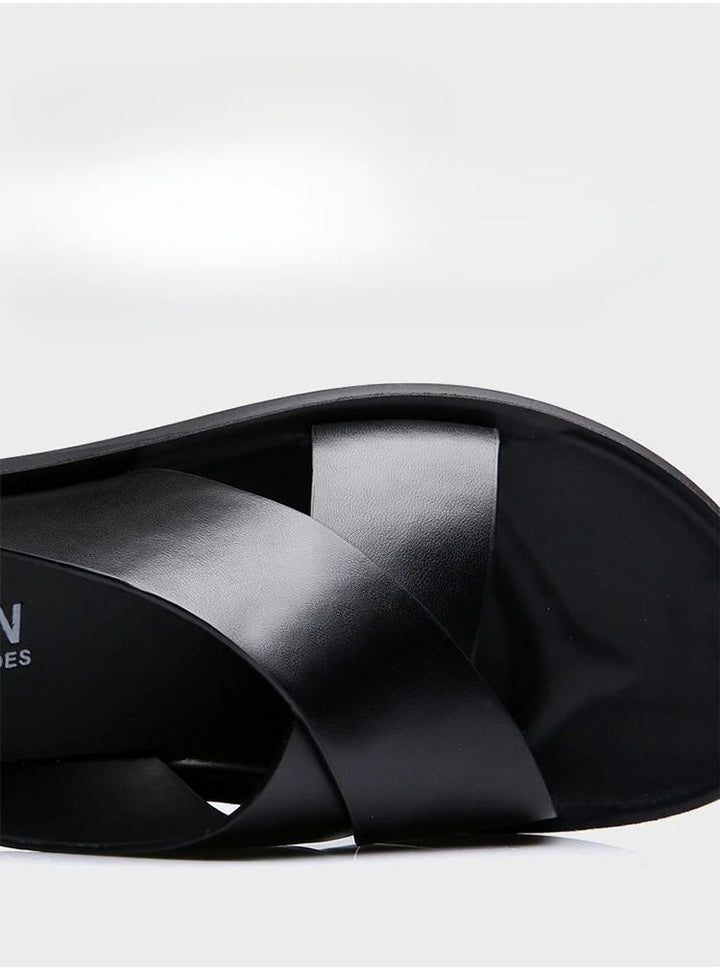Elegantne Nahast Sandaalid