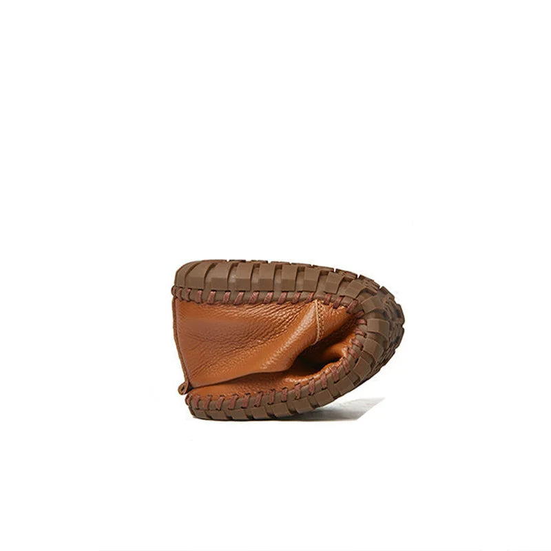 Hingavad nahast loafers
