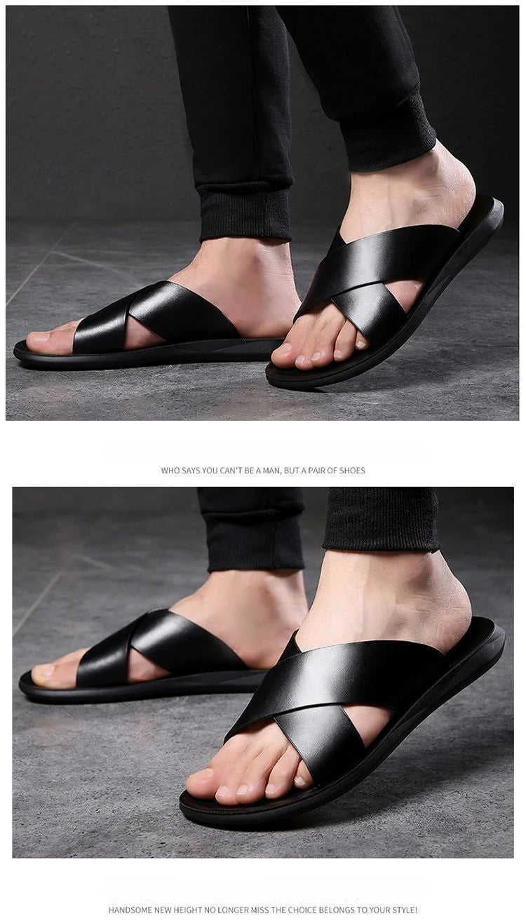 Elegantne Nahast Sandaalid