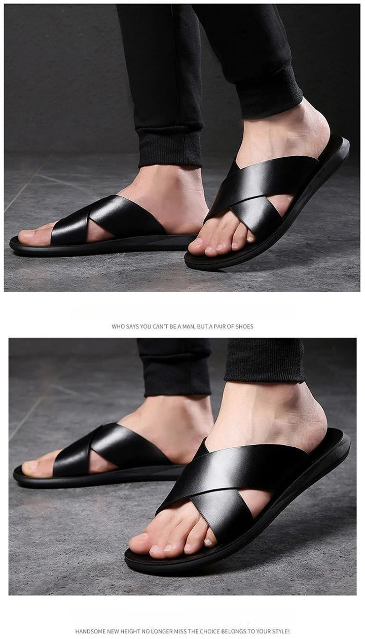 Elegantne Nahast Sandaalid