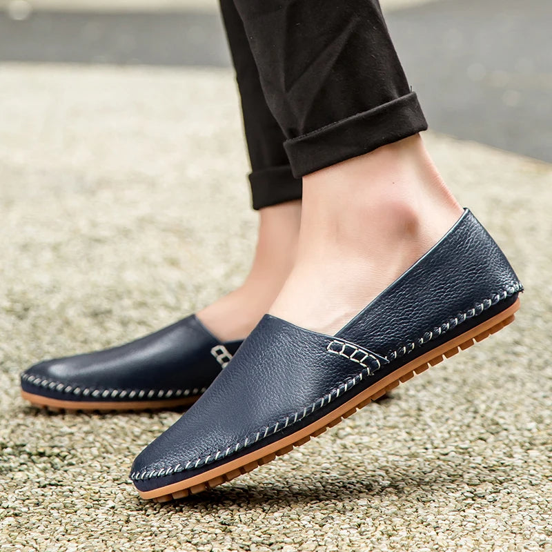 Kerged Nahast Loafers
