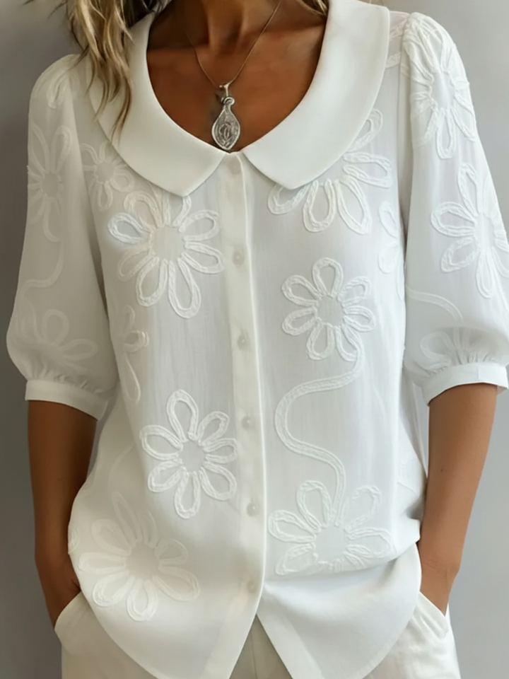 TESSA LOODUSLIK LILLELINE TOP