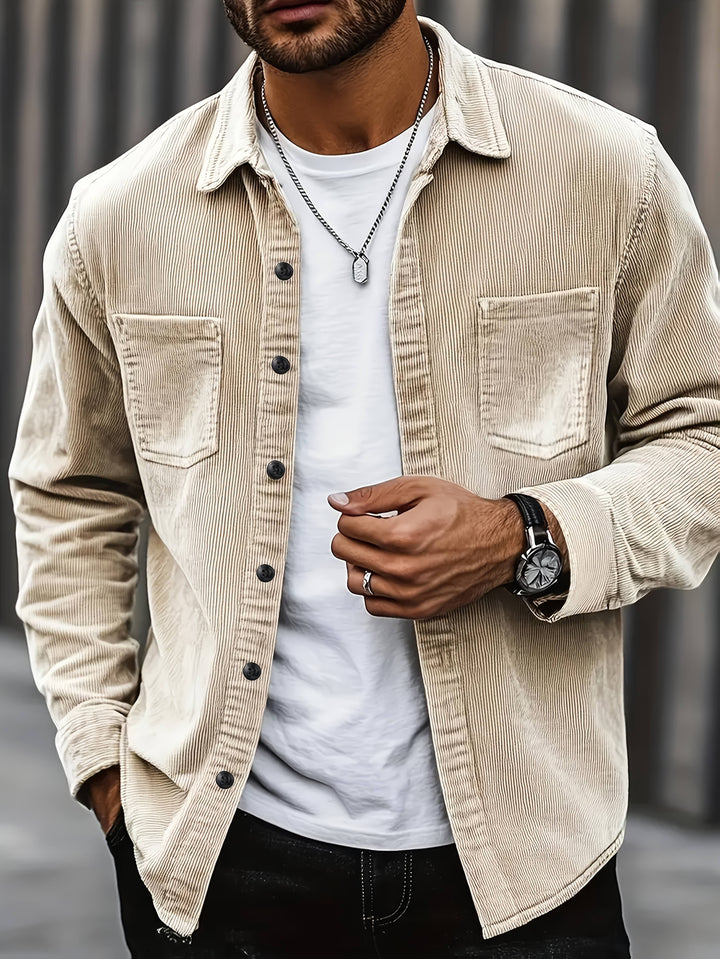Mugav ribfluweelne vest