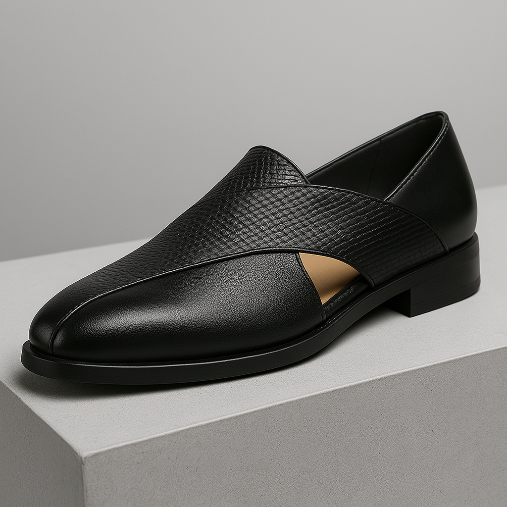 Vintage nahast Loafers