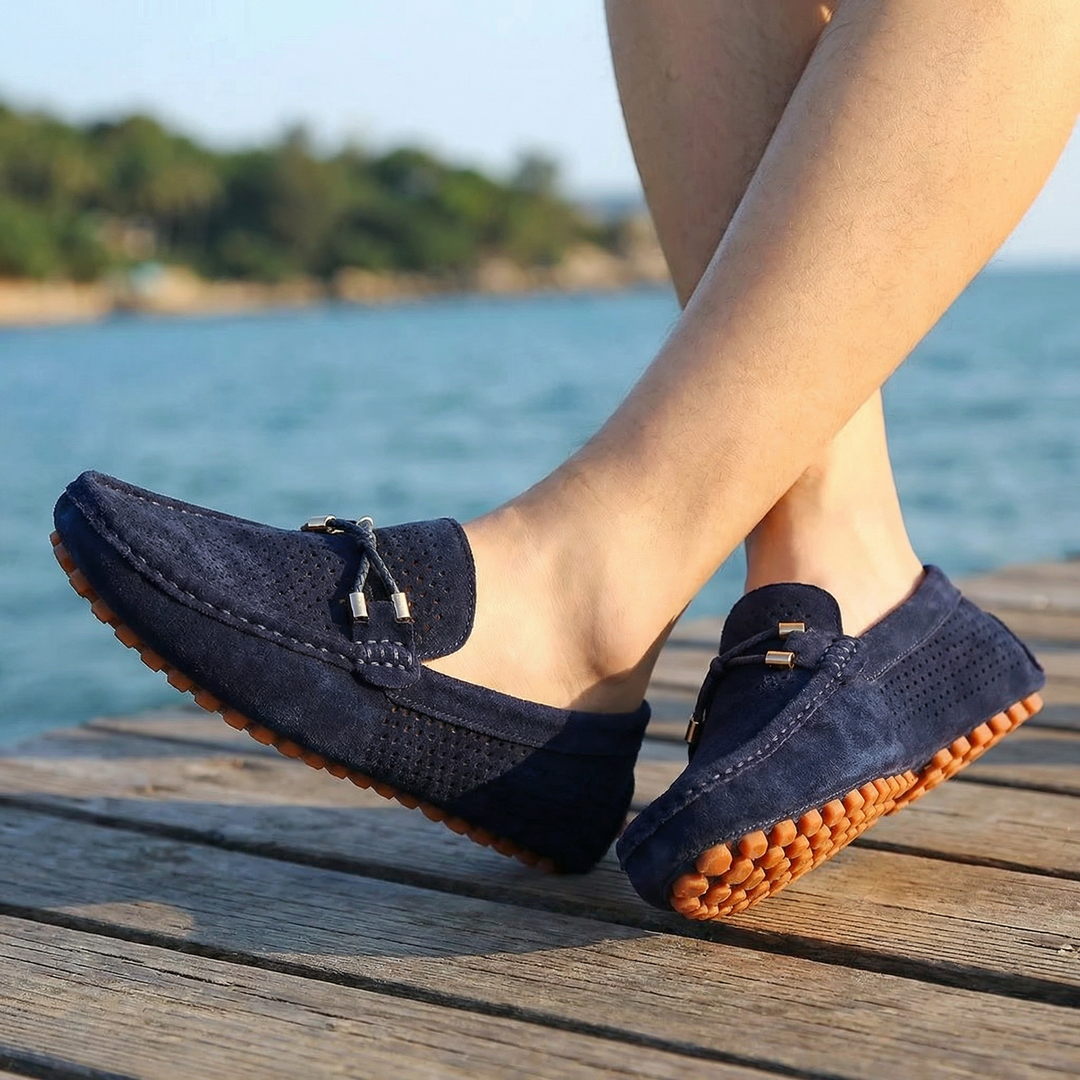GIANNI PERFOREERITUD NAHKSED LOAFERID
