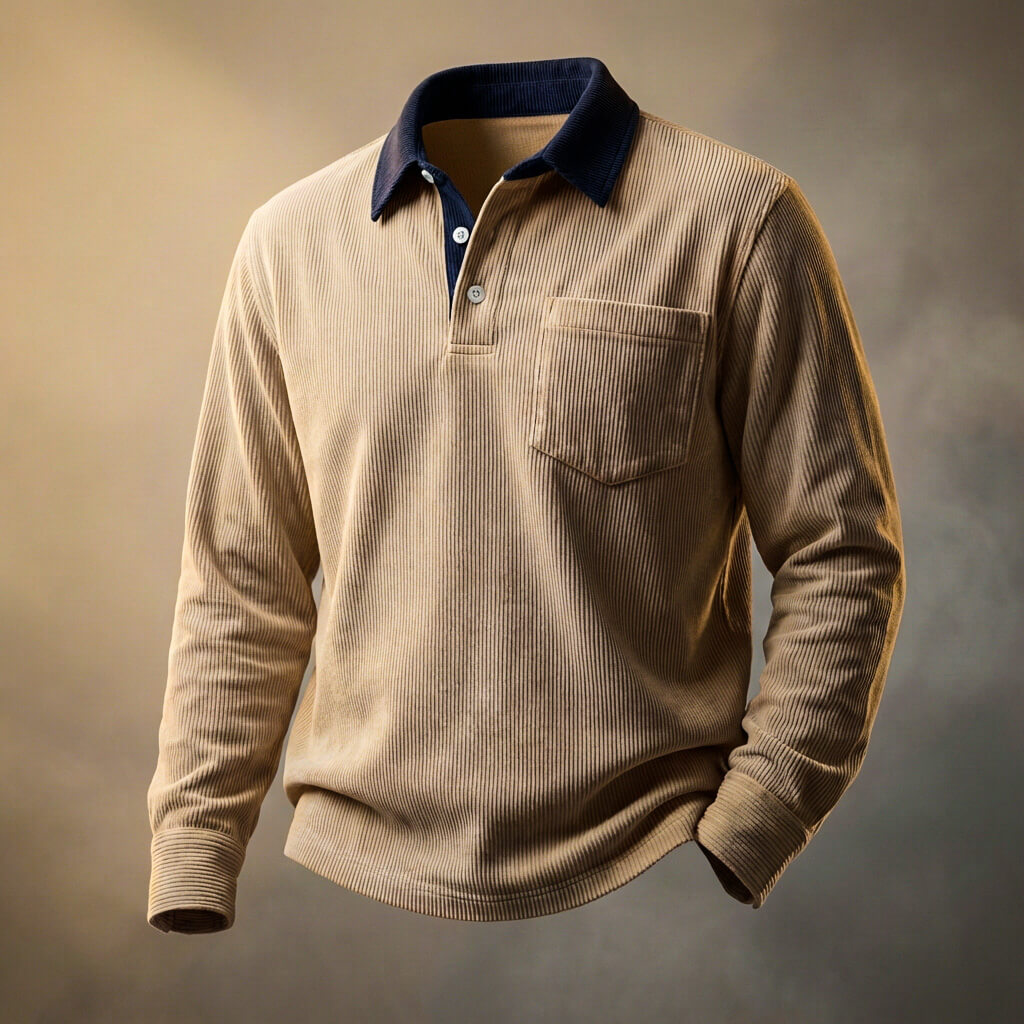 Elegantne poloshirt korduroost