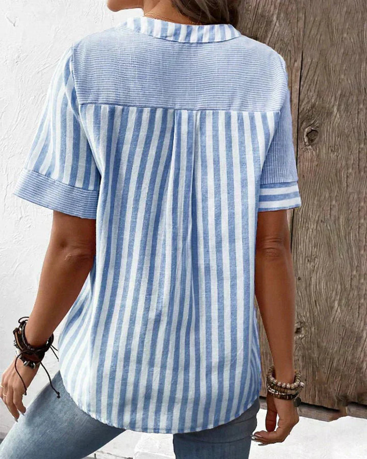 Lilla | Soft Striped Blouse