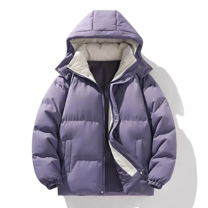 Elegantne meeste jakk kapuutsiga
