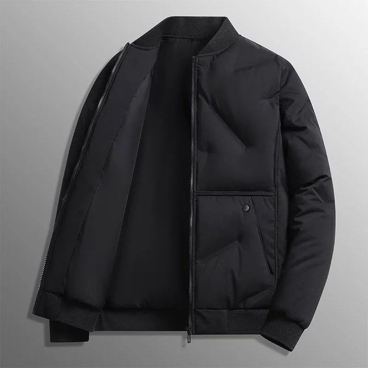 Elegantne puuvillane baseballi jakk
