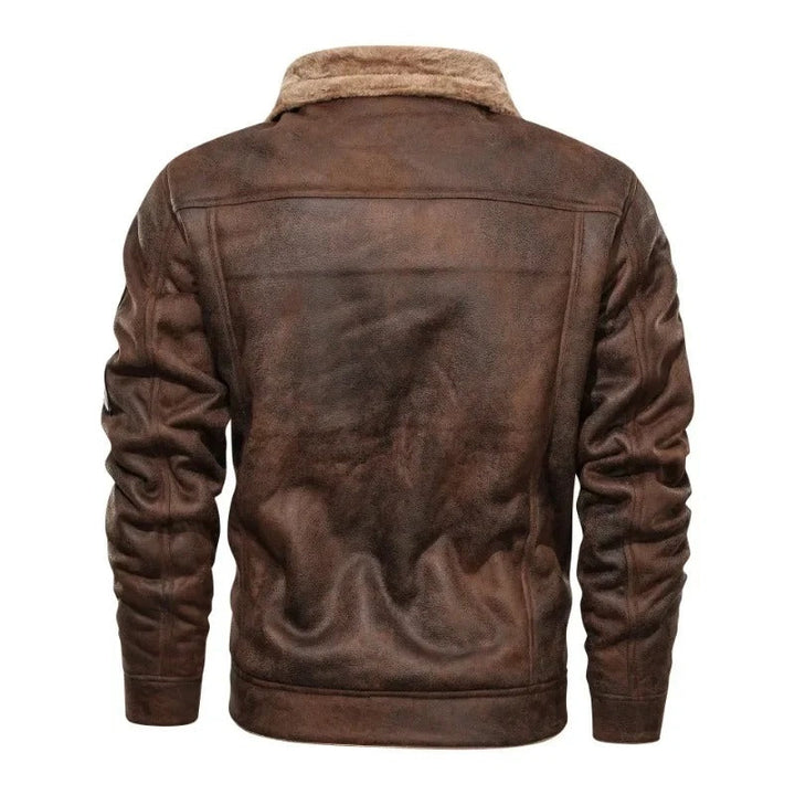 Elegantne soe fleece nahkjakk