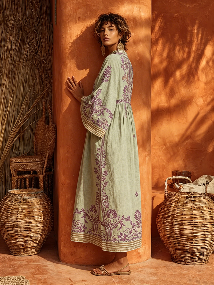 Celestina | Boho tikandiga kleit