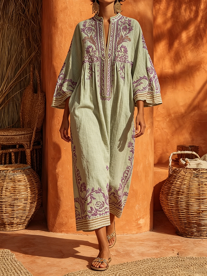 Celestina | Boho tikandiga kleit