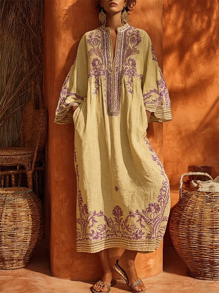 Celestina | Boho tikandiga kleit