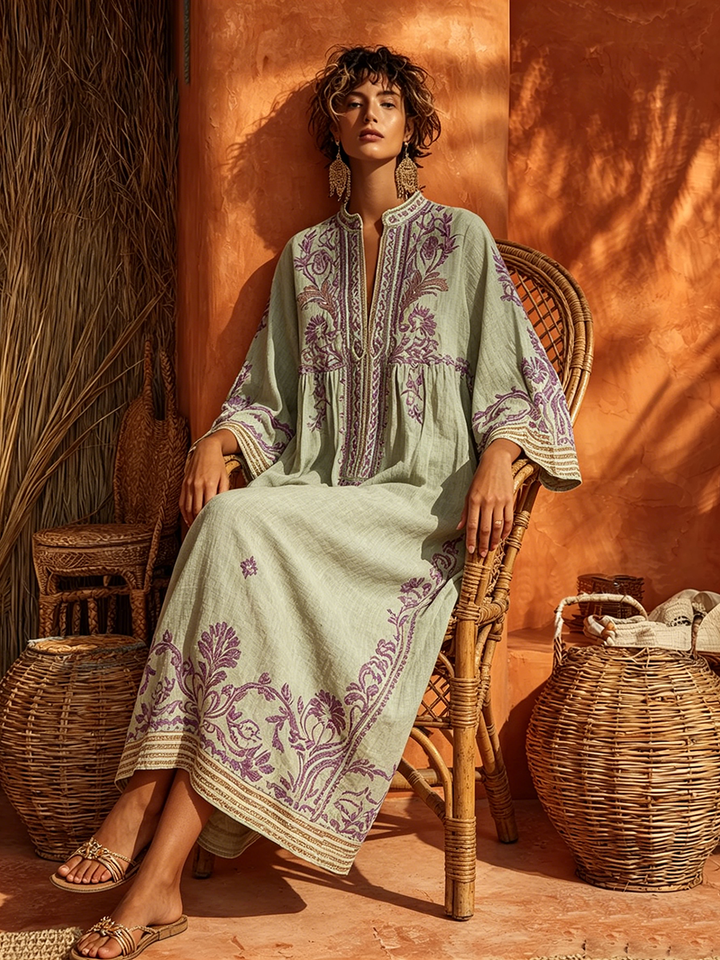 Celestina | Boho tikandiga kleit