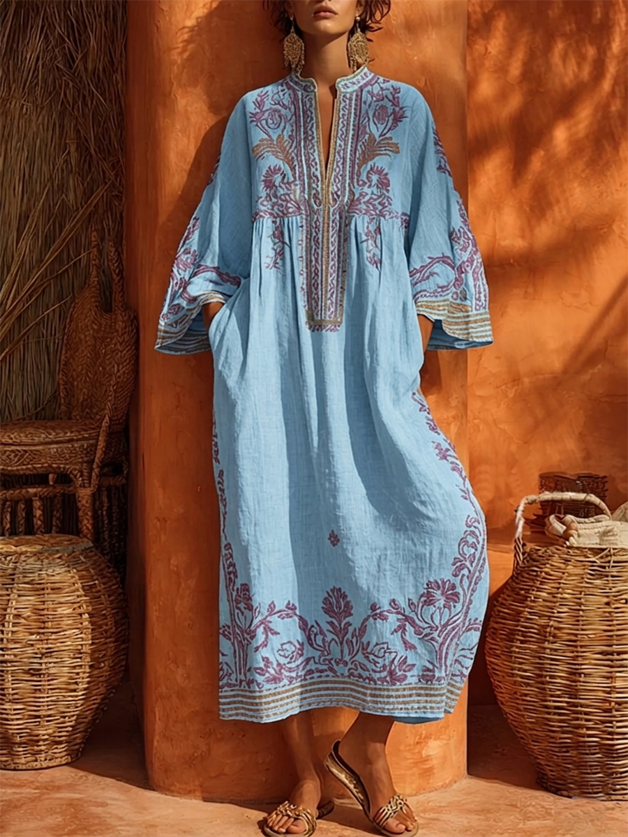 Celestina | Boho tikandiga kleit