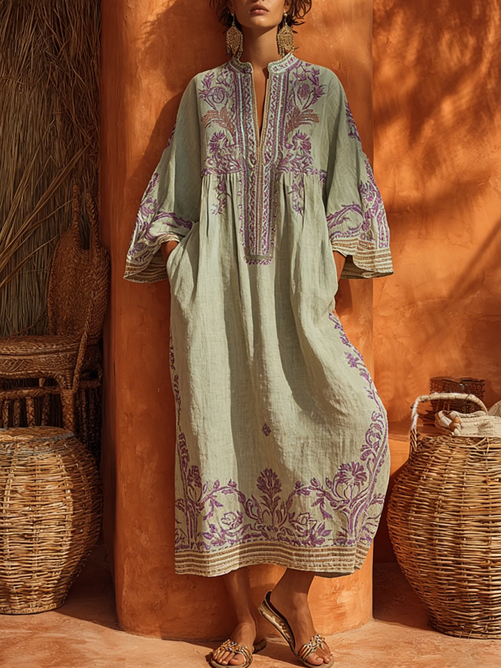 Celestina | Boho tikandiga kleit