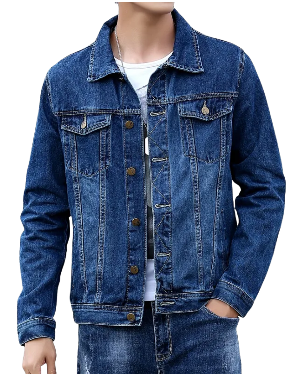Elegantne denim jakk