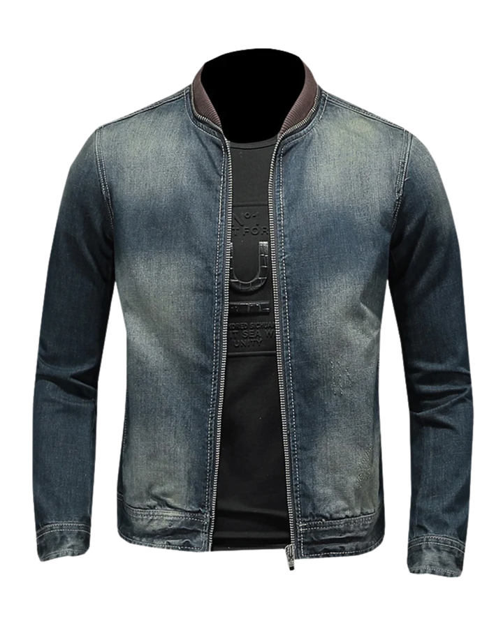 Elegantne denim jakk lukuga