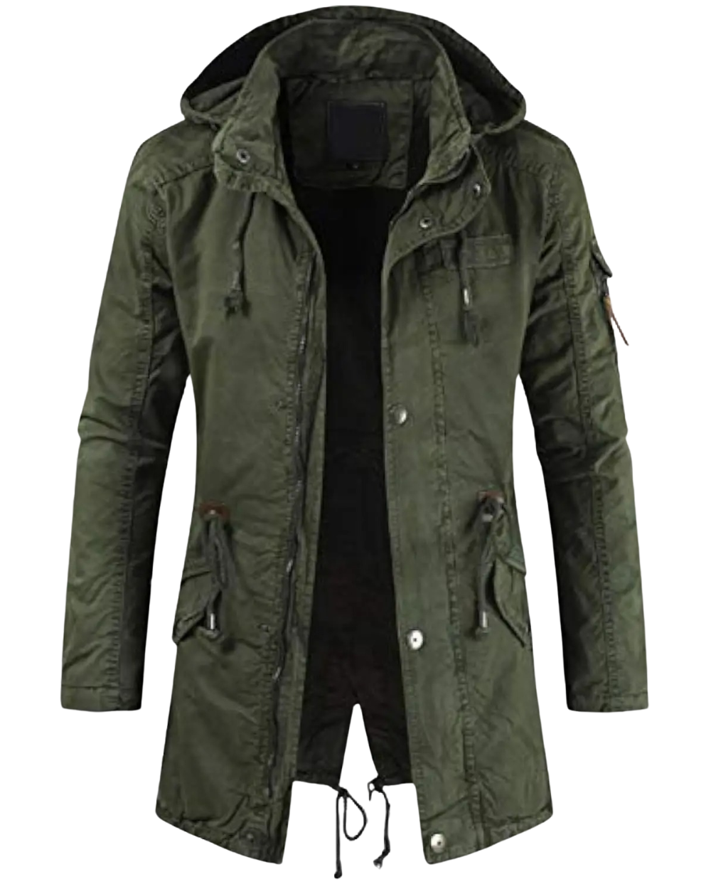 Lange Cargo Parka Jakk
